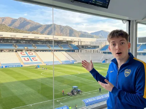 Davoo Xeneize no puede ocultar su impacto ante el imponente nivel del Claro Arena: "parece europeo"