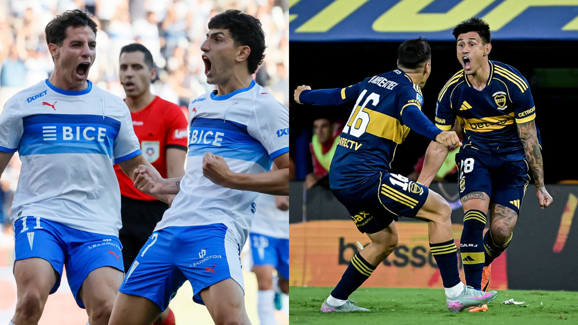 Todo listo para el choque entre la UC y Boca Juniors (Photosport/Getty)