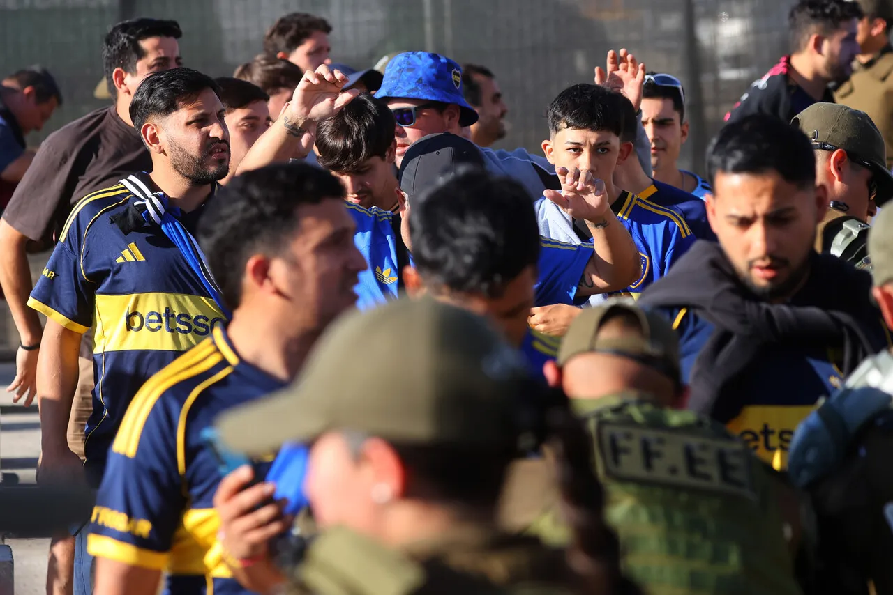 ¡La barra de Boca Juniors ya dice presente en el Claro Arena!