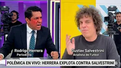 Rodrigo Herrera sin filtro ante Gustav Salvestrini.