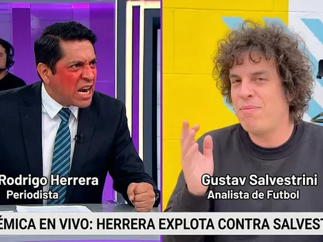 Rodrigo Herrera atiende a Gustav Salvestrini