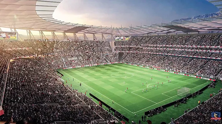 Proyección de cómo luciría el nuevo Estadio Monumental de Colo Colo (Foto: Colo Colo)