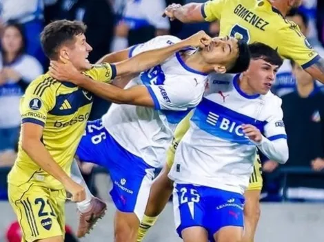 La imagen que no se vio en TV: Herrera aclara polémica acción en UC vs. Boca