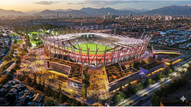 La remodelación del Estadio Monumental entra en importante fase. (Foto creada con IA)