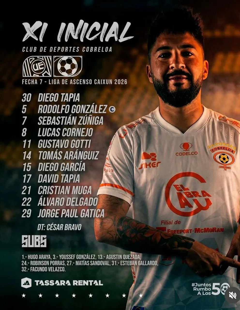 El 11 de Cobreloa para visitar a Unión Española.