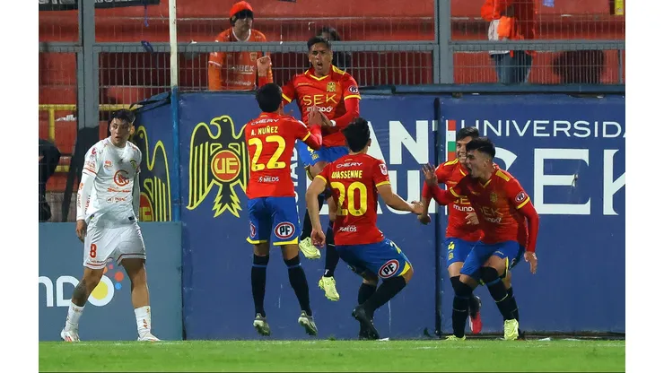 Andrés Vilches le dio el empate a Unión Española ante Cobreloa.