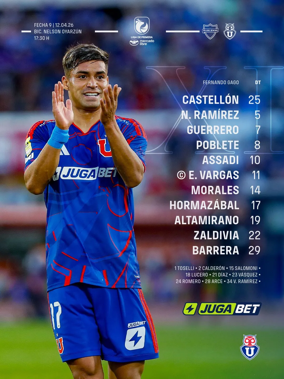 (Foto: @udechile)
