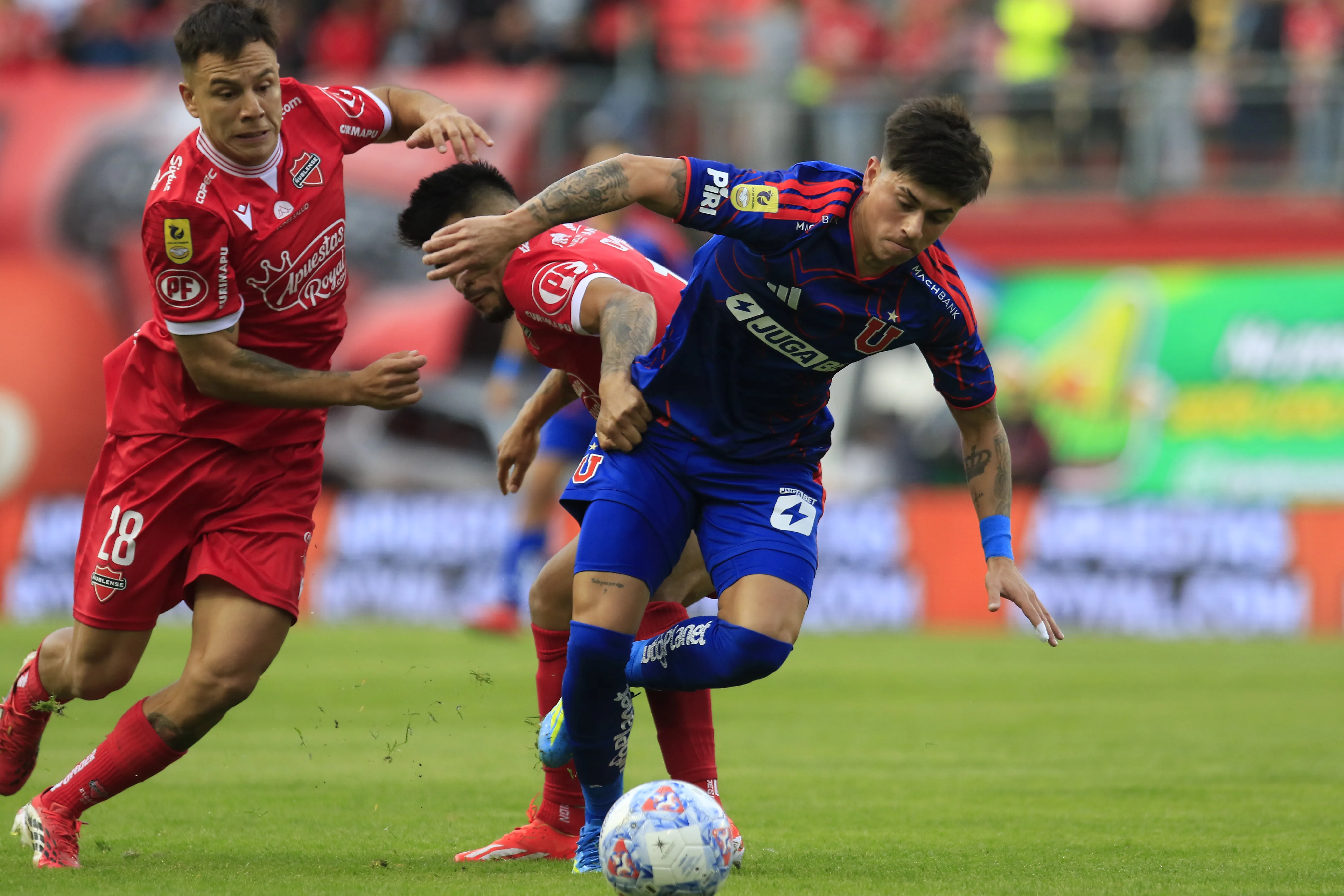 Universidad de Chile se enfrentó a Ñublense por la Liga de Primera. (Imagen: Photosport)