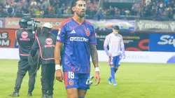 Juan Martín Lucero volvió en la U sin poder aportar en la derrota ante Ñublense.