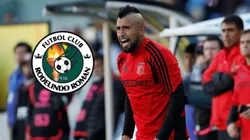 Arturo Vidal debutó como DT de Rodelindo Román. (Foto: Photosport)