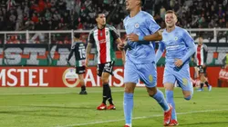 Futbol, Palestino vs Montevideo City Torque. Fecha 2, Copa Sudamericana 2026. El jugador de Montevideo City Torque Salomon Rodriguez celebra tras marcar un gol contra Palestino durante el partido del grupo F de la Copa Sudamericana realizado en el estadio Municipal de La Cisterna de Santiago, Chile. 14/04/2026 Andres Pina/Photosport Football, Palestino vs Montevideo City Torque. 2nd turn 2026 Copa Sudamericana Championship. Montevideo City Torque’s player Salomon Rodriguez celebrates after scoring against Palestino during a Copa Sudamericana Championship group F match at Municipal de La Cisterna in Santiago, Chile. 14/04/2026 Andres Pina/Photosport