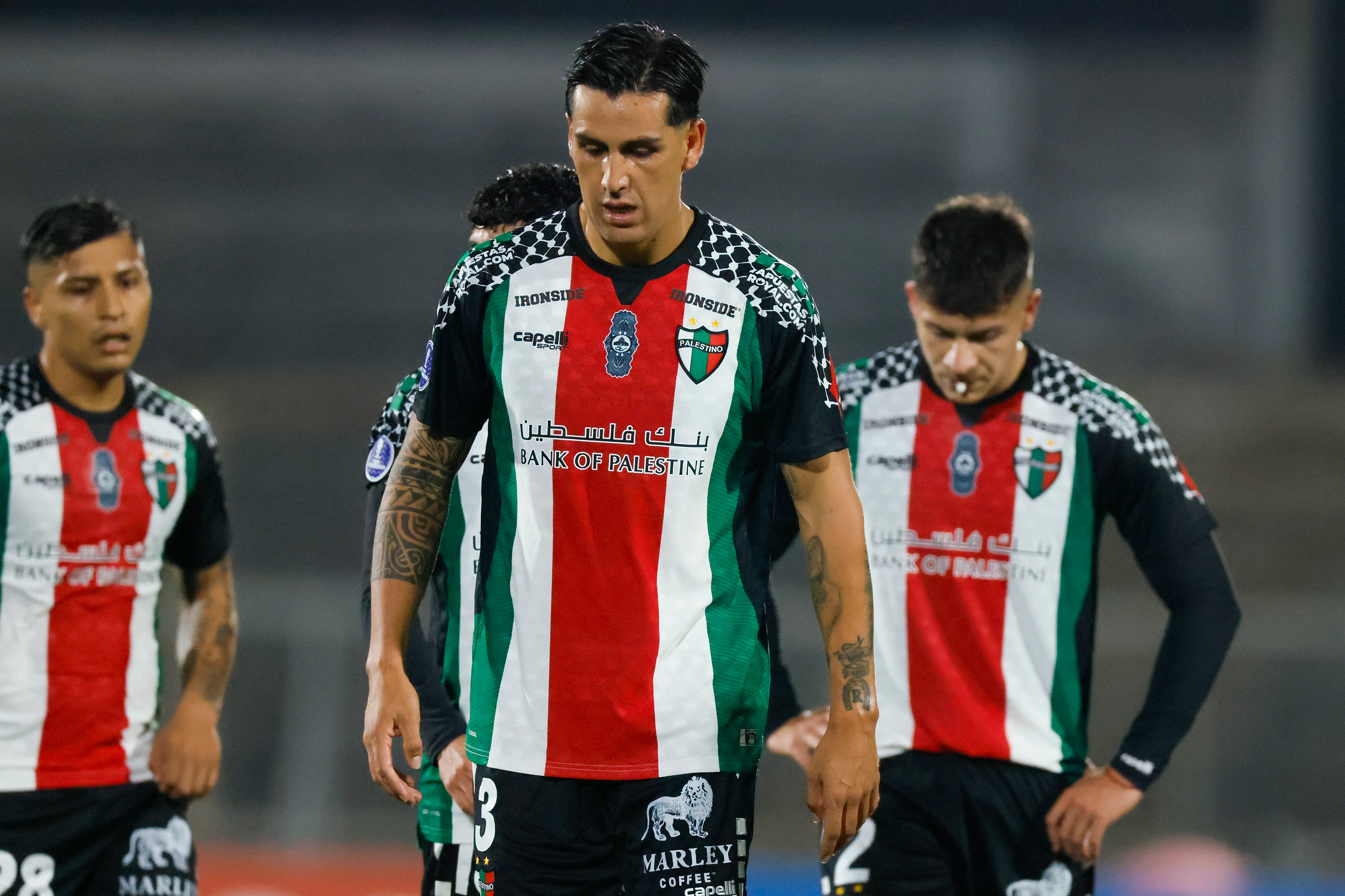 Palestino pierde ante el Montevideo City y el técnico Cristián Muñoz recibió la molestia de la hinchada árabe.