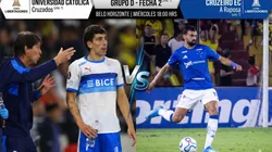 Universidad Católica visita a Cruzeiro en Belo Horizonte.