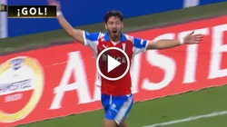 Jimmy Martínez le da el triunfo a la UC en Brasil. (Foto: Captura)