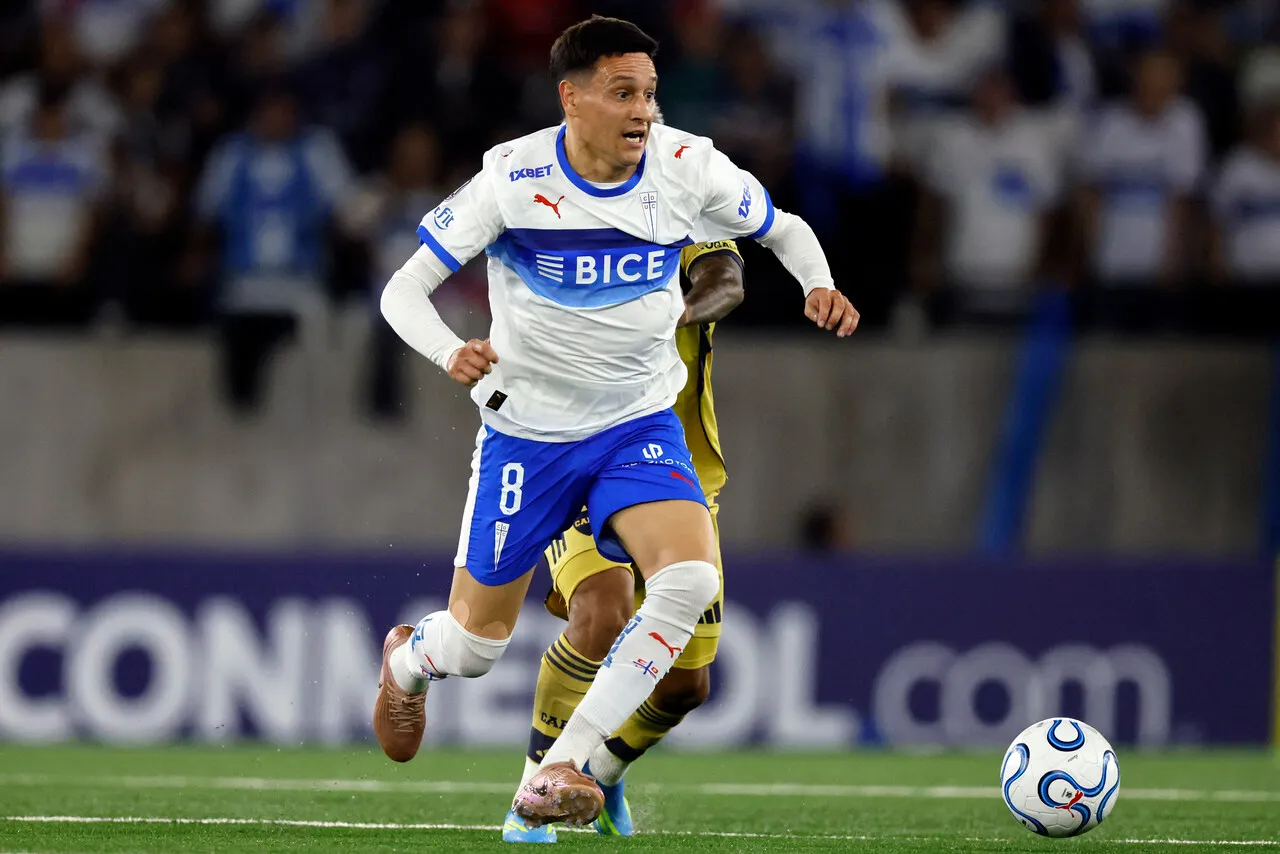 Zuqui se lució ante Cruzeiro. | Foto: Photosport