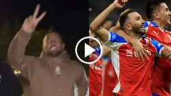 Arturo Vidal salió a trotar y aprovechó de felicitar a la UC.