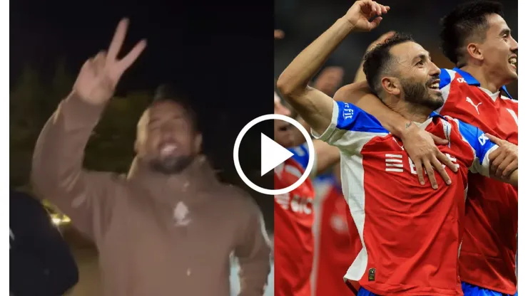 Arturo Vidal salió a trotar y aprovechó de felicitar a la UC.