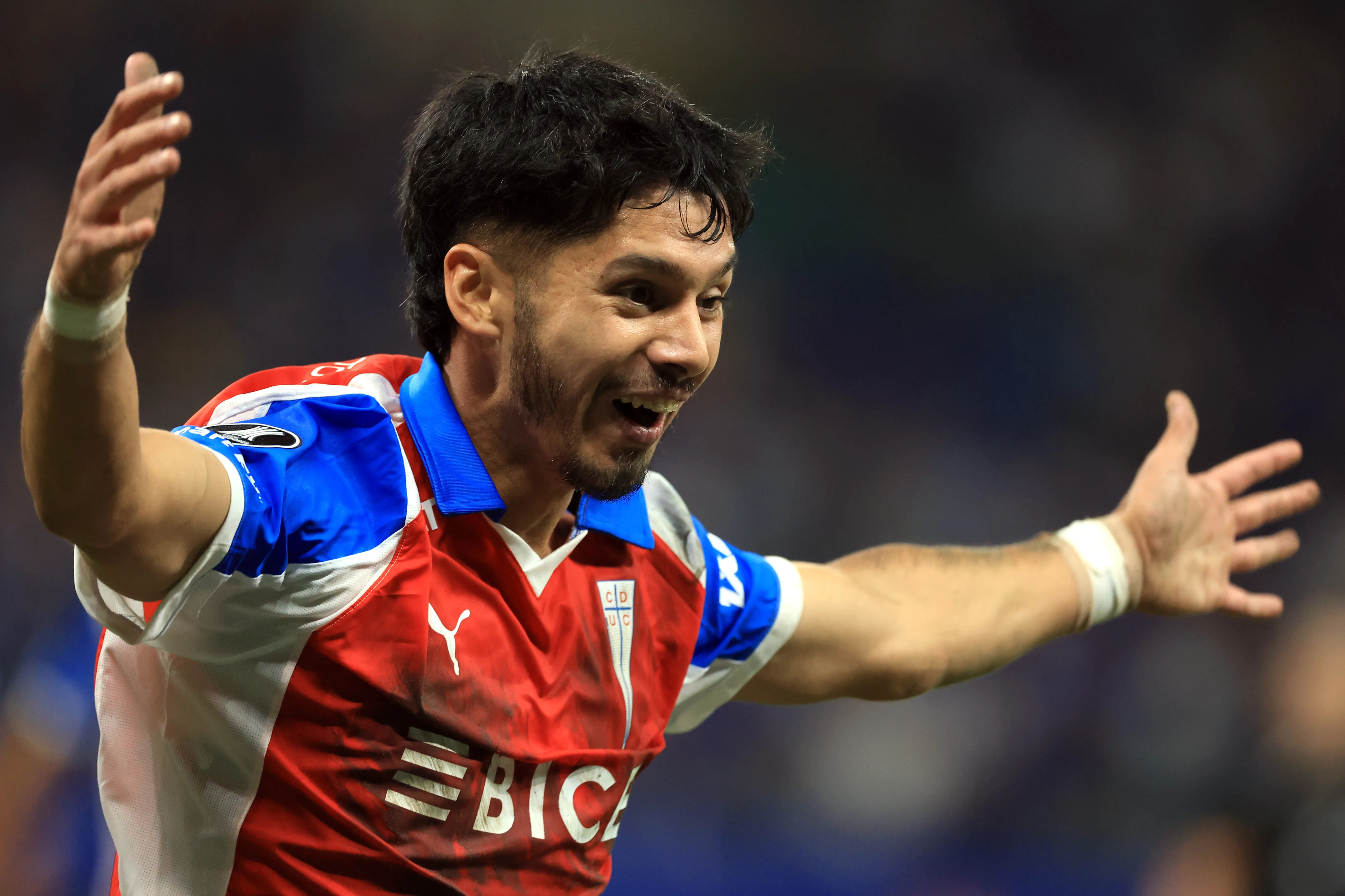 La anotación de Martínez desató la algarabía de los Cruzados | FOTO: Pier Giorgio Giavelli/Photosport