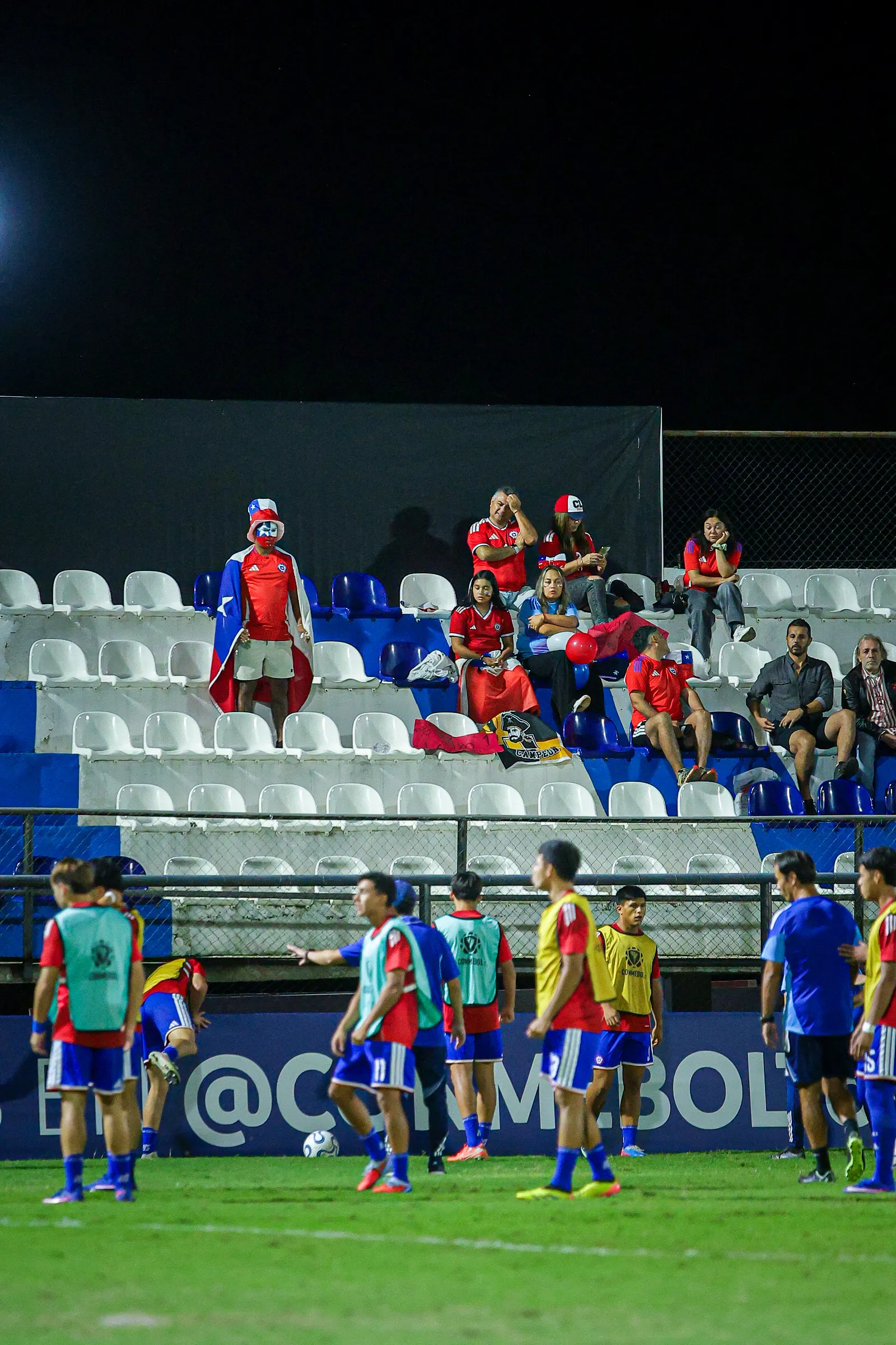 La selección chilena sub 17 hace trabajo precompetitivo