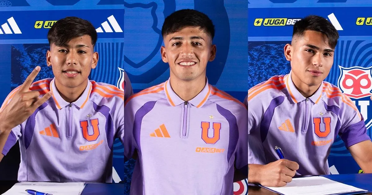 Los tres canteranos que firmaron contrato profesional con la U
