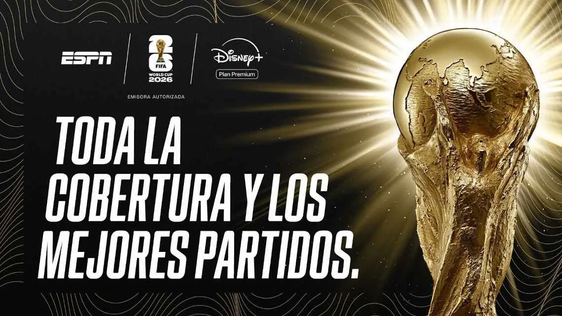 Disney+ anunció la cantidad de partidos que transmitirá del Mundial 2026.
