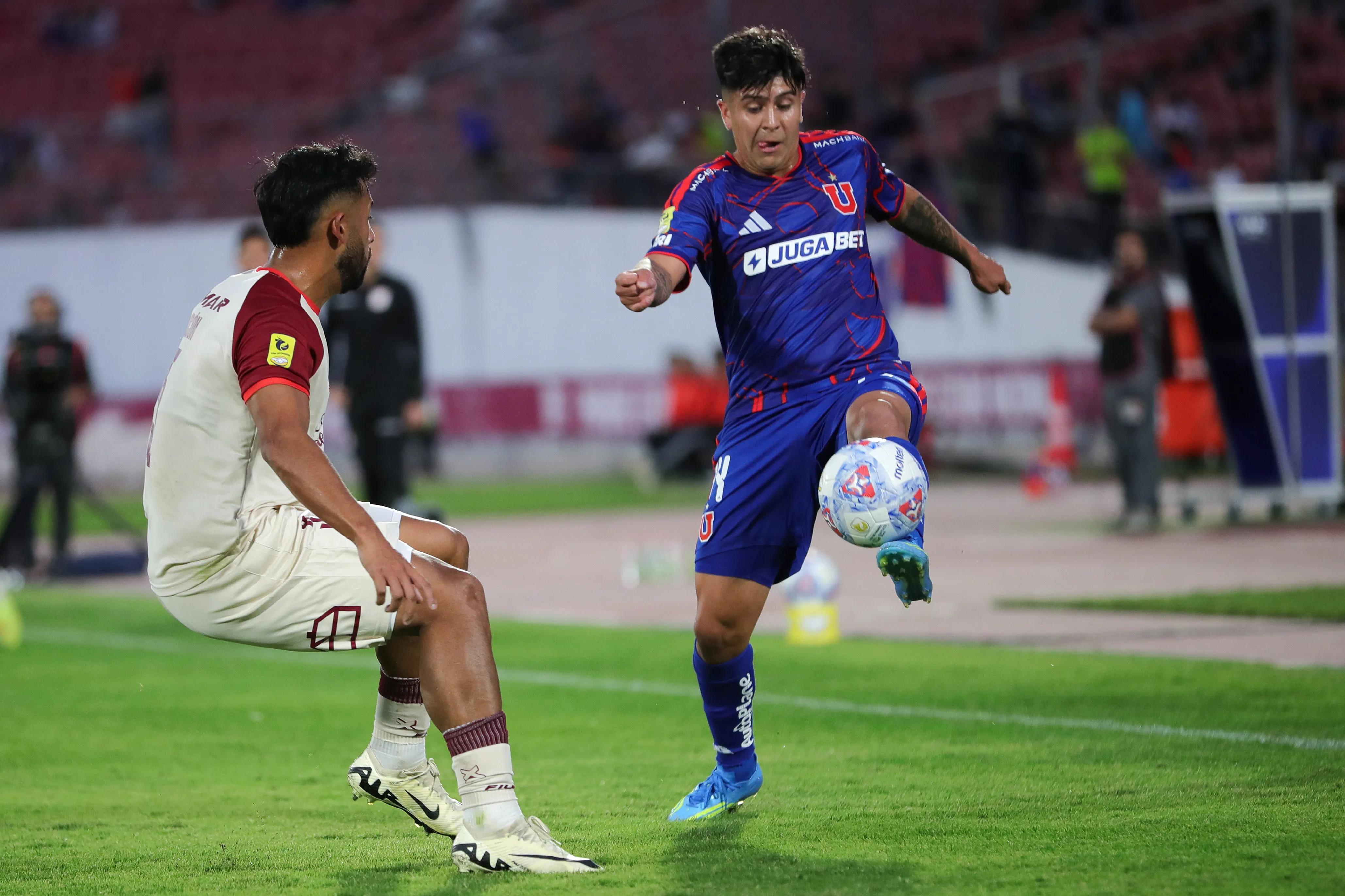Marcelo Morales se lesionó y preocupa a Universidad de Chile. (Imagen: Photosport)