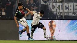 Colo Colo no la pasó bien en el primer tiempo ante Palestino.