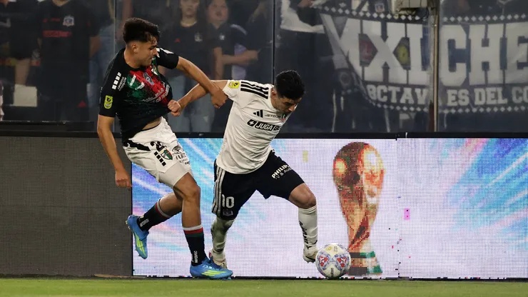 Colo Colo no la pasó bien en el primer tiempo ante Palestino.