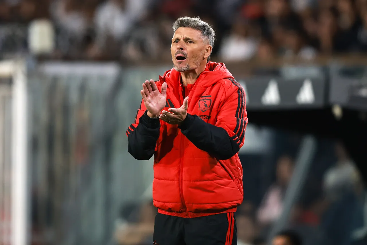 Ortiz no quedó contento con la derrota | Foto;: Photosport