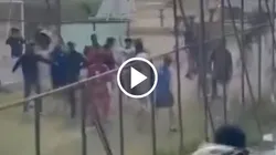 Una gran riña ocurrió en un partido del fútbol joven. (Foto: Captura)