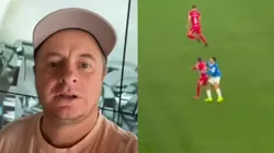 Jorge Coke Hevia cuestionó la decisión arbitral tras la polémica jugada de Fernando Zampedri.