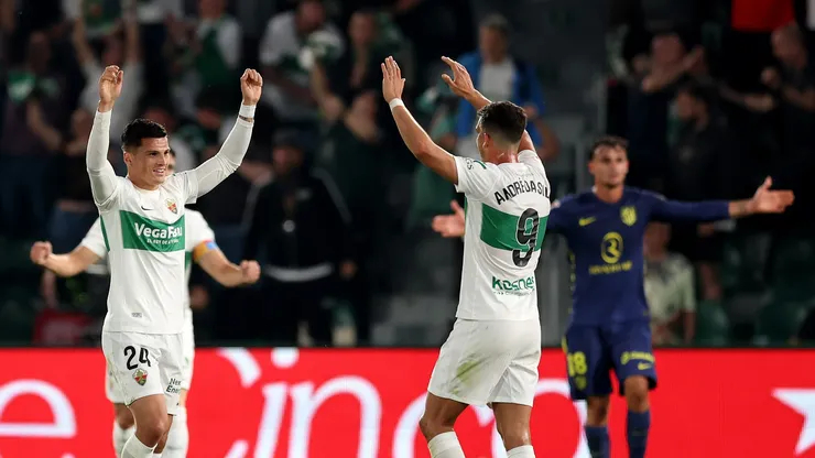 Lucas Cepeda ingresó desde el banco para el triunfo de Elche sobre Atlético de Madrid (Photo by Clive Brunskill/Getty Images)