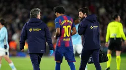 Lamine Yamal enciende las alarmas en España. (Foto: Alex Caparros/Getty Images)