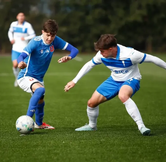 Azules y cruzados se enfrentan en una nueva versión del clásico formativo | FOTO: Universidad de Chile Instagam