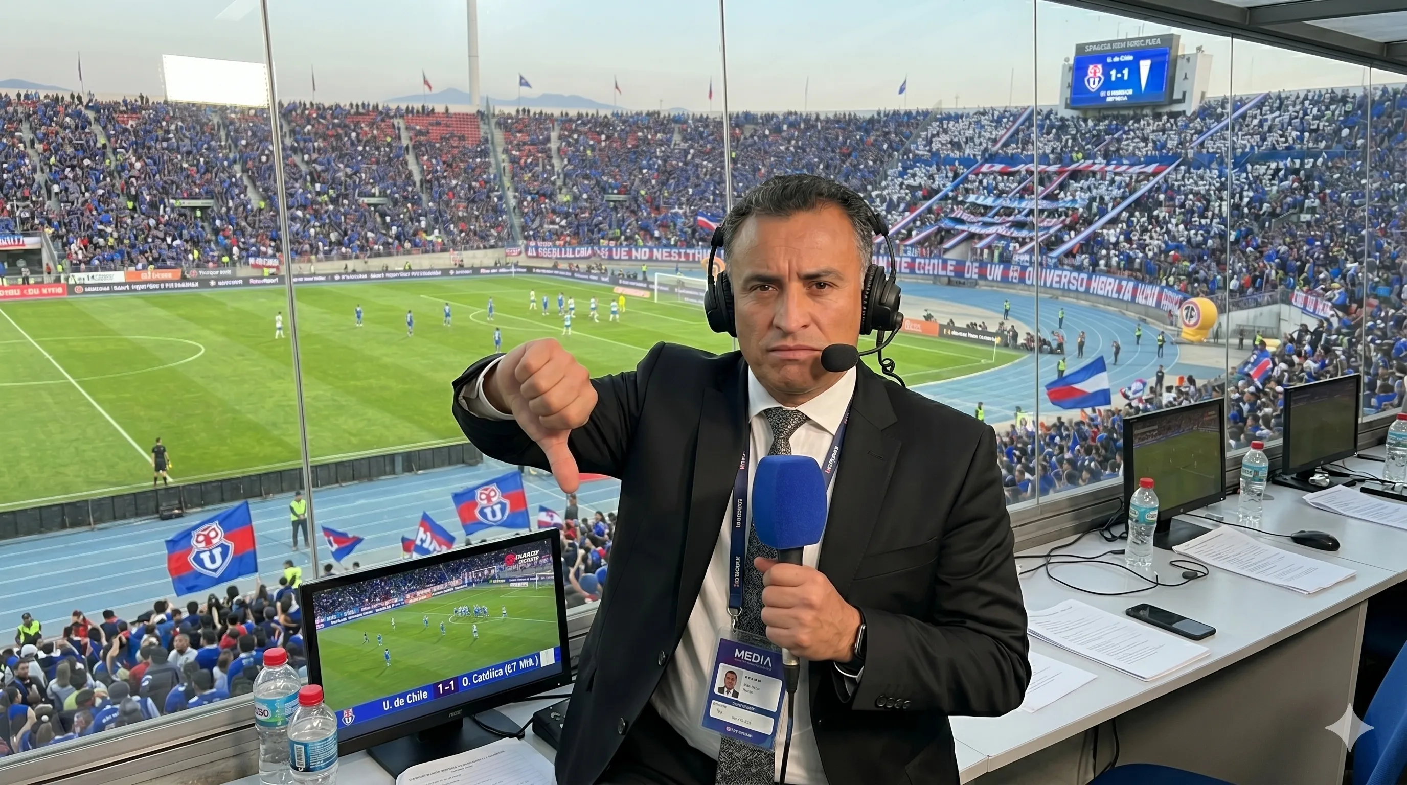 Fabián Estay le tiene poca fe al clásico entre la U y la UC (Gemini).