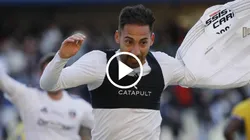 Javier Correa le dio el triunfo a Colo Colo ante U. de Concepción. (Foto: Photosport)