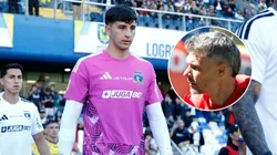 Fernando Ortiz respalda a Gabriel Maureira en el arco de Colo Colo. (Foto: Photosport)