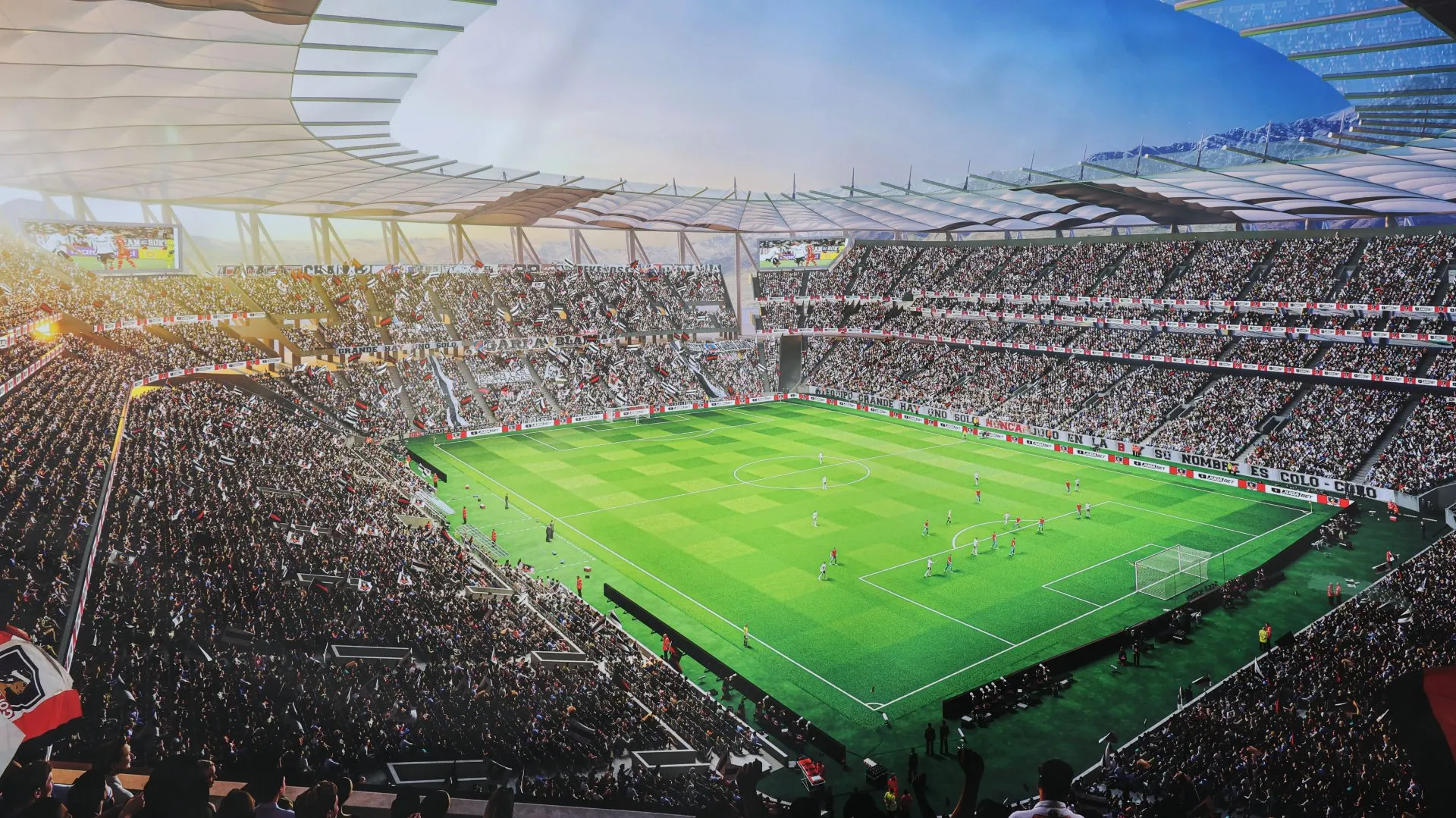 Esta es la maqueta para la remodelación del Estadio Monumental. (Foto: Photosport)