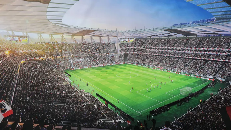 Colo Colo y Playfly buscan los recursos para concretar la remodelación del Estadio Monumental. (Foto: Photosport)