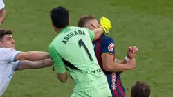 El arquero argentino recibió una severa sanción en España.