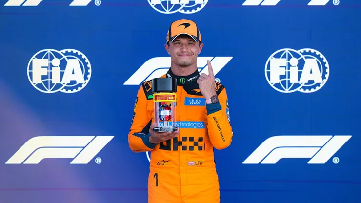 Lando Norris se impuso en la 'qualy sprint' del GP de Miami 2026. (Foto: Getty Images)