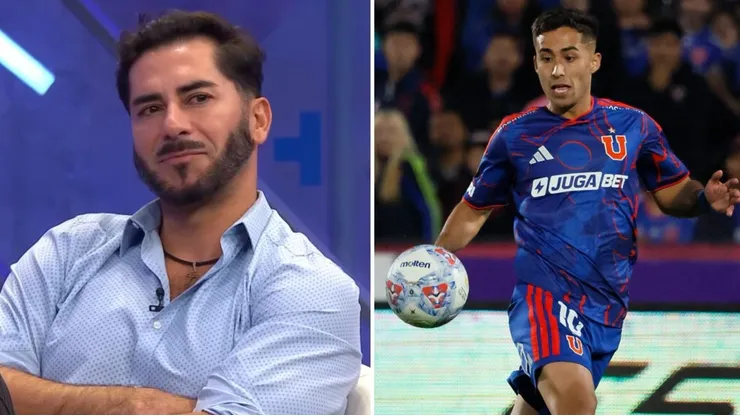 Johnny Herrera sale a defender con todo a Lucas Assadi