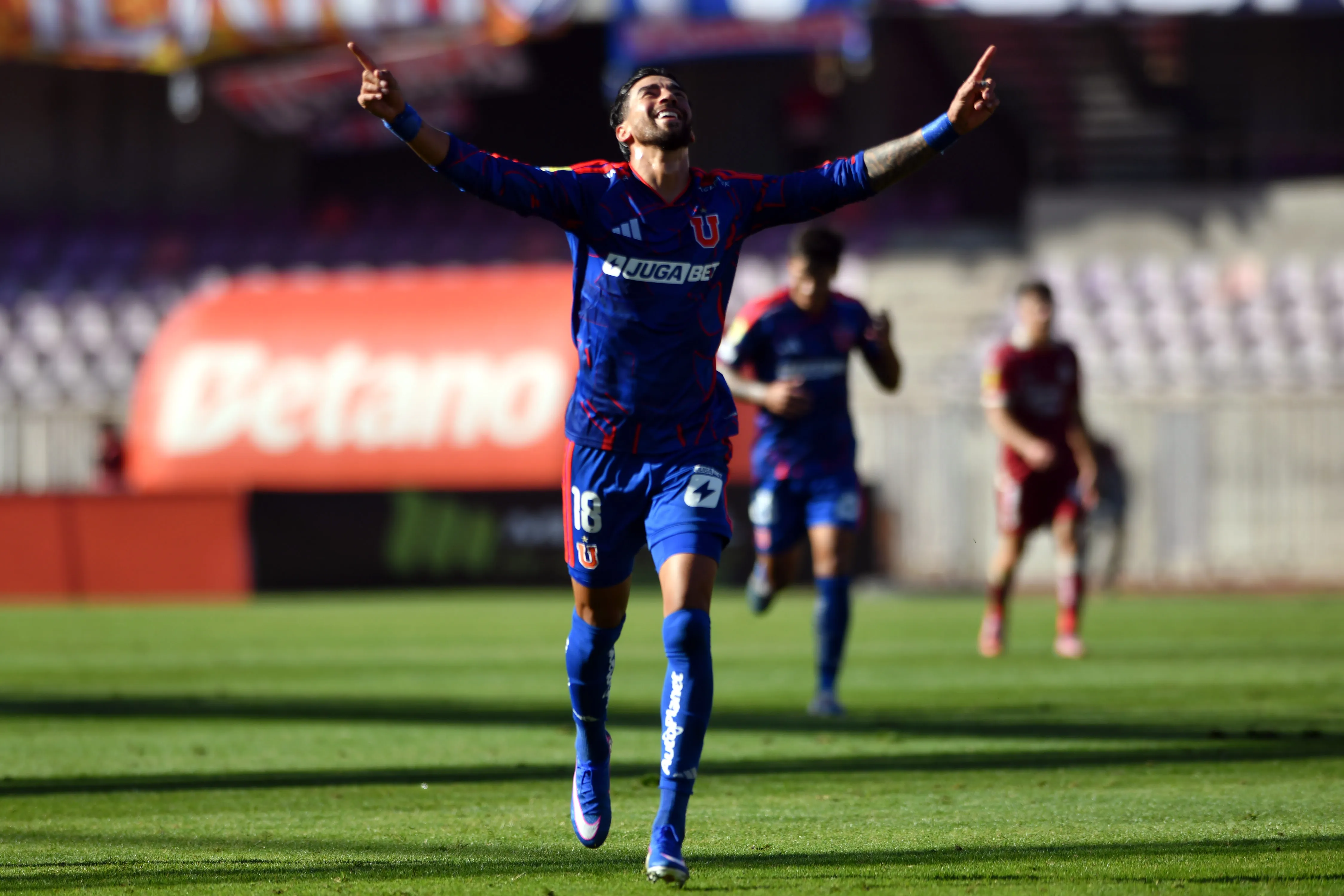 Juan Martín Lucero va al alza en Universidad de Chile. (Imagen: Photosport)