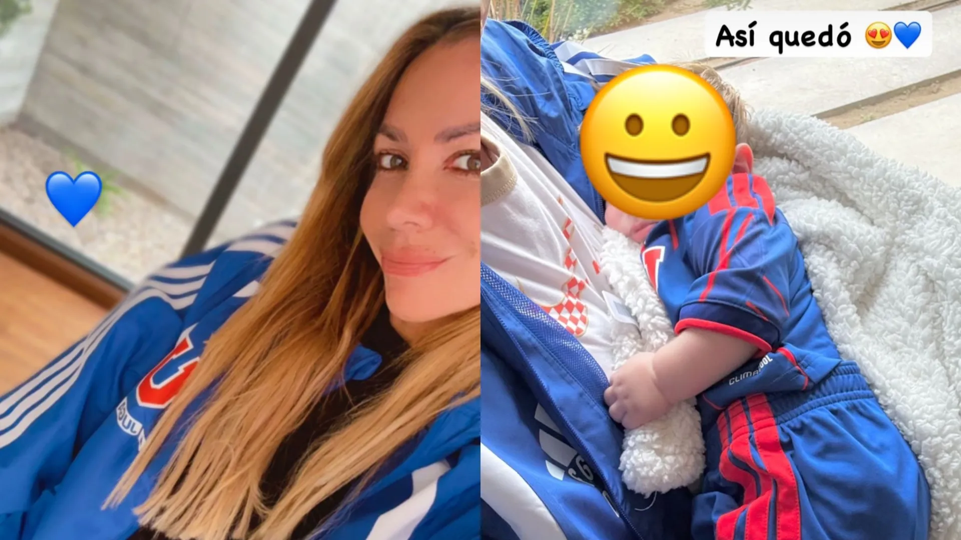 La esposa de Gago y su hijo son unos bullangueros más | FOTO: Captura Instagram