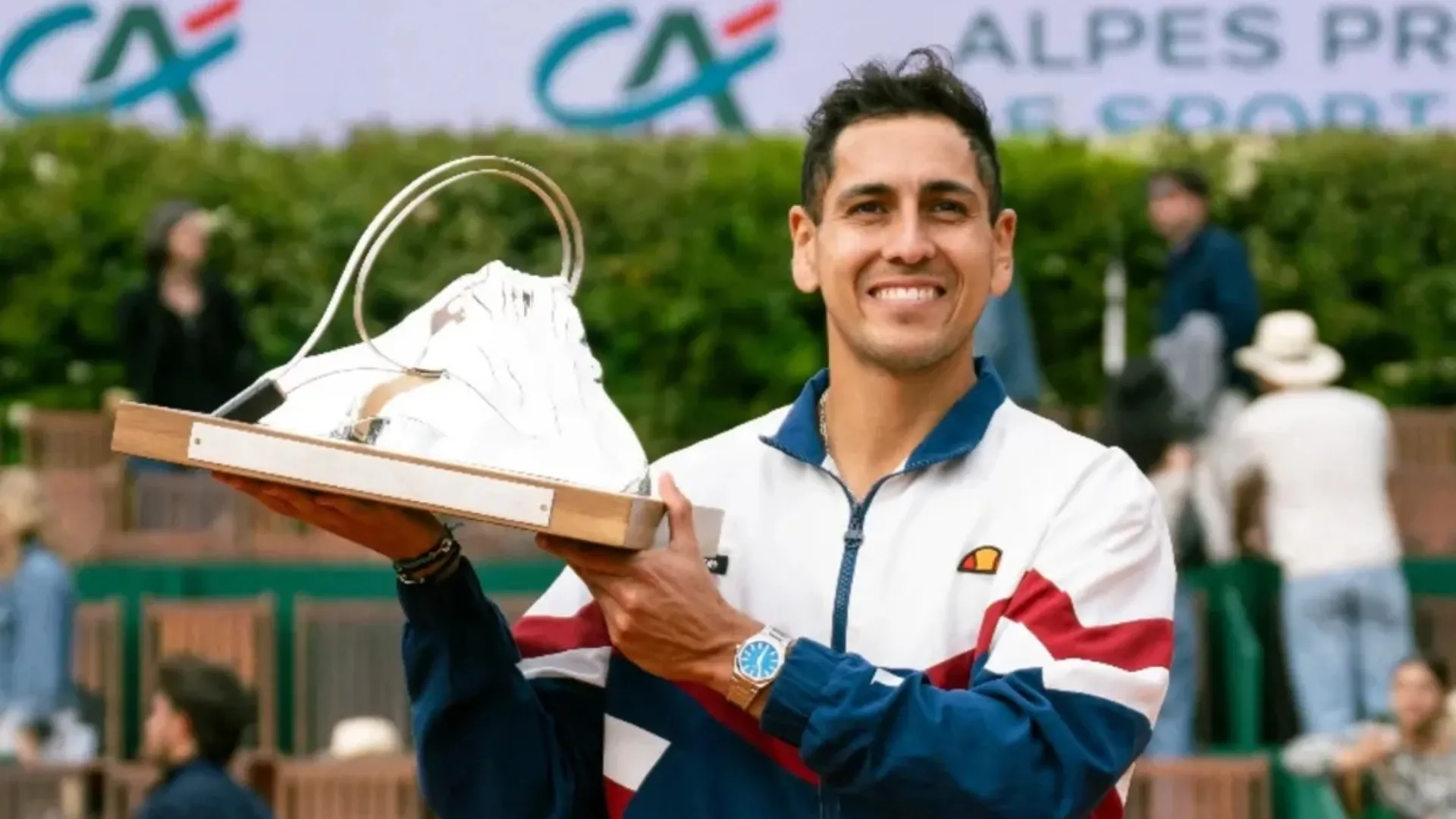 Alejandro Tabilo llega a Roma tras ser campeón del Challenger Aix en Provence.