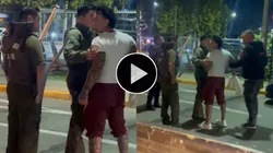 Marcelo Ríos fue captado borracho en Vitacura discutiendo con Carabineros. (Foto: Captura)