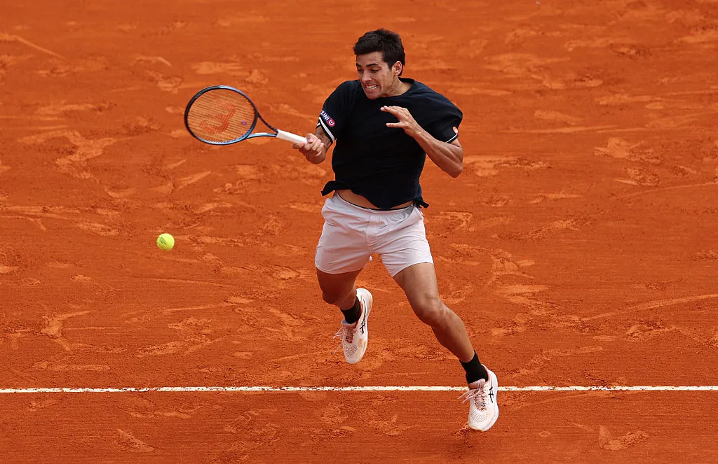Tremendo debut de Cristian Garin en el Masters de Roma (Getty Images).