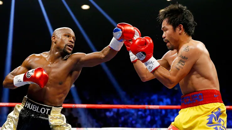 Floyd Mayweather y Manny Pacquiao volverán a verse las caras sobre la lona (Photo by Al Bello/Getty Images)