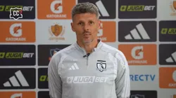 Fernando Ortiz en la previa de Colo Colo vs. Deportes Concepción. (Foto: Captura)