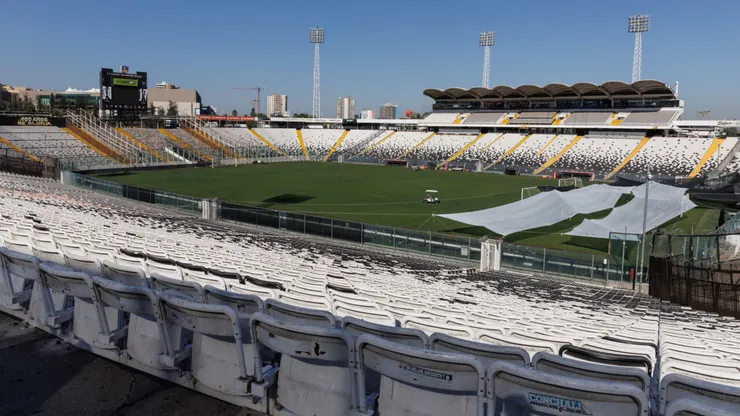 Así luce actualmente el Estadio Monumental.
